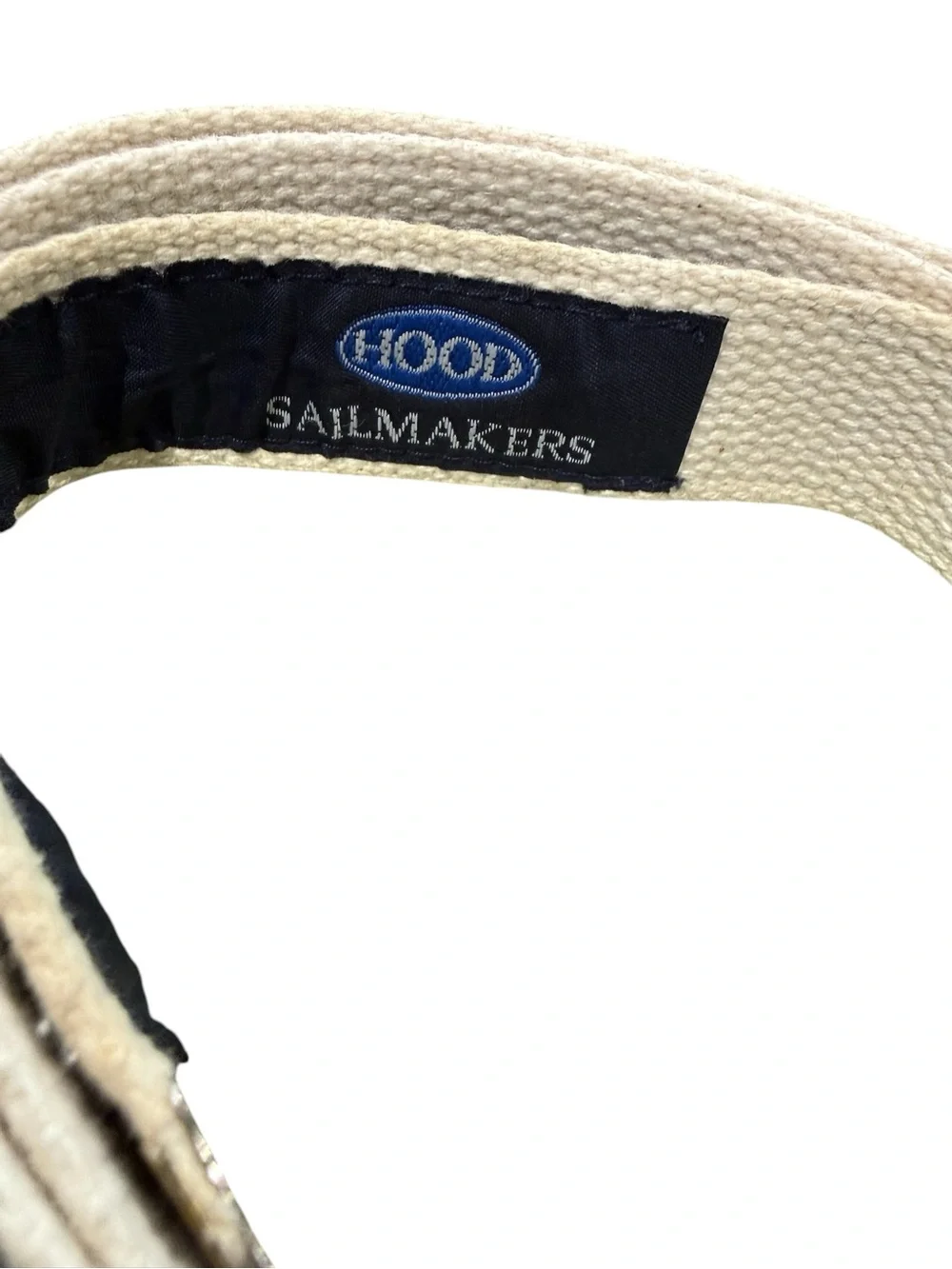 White Canvas D-Ring Belt